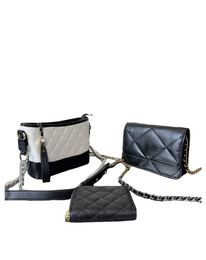 Fashion Kids diamond Chequered handbags letter square one shoulder bag with purse Holder 3pcs sets Mother and daugther 's bags S1389