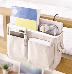 Bedside Storage Organizer Bed Desk Bag Sofa TV Remote Control Hanging Caddy Couch Storage Organizer Bed Holder Pockets7453922