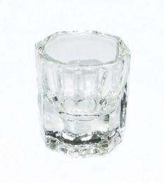 Whole Octagonal Shape Glass Cup Dappen Dish Container for Arcylic Nail Art Liquid Powder7064173
