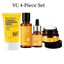 VIBRANT GLAMOUR VC SunscreenEssence TonerFace Cream Sunscreen Refreshing And Moisturizing Not Greasy 240517