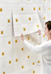 3d wallpaper diy brick selfadhesive xpe waterproof wall stickers kitchen bathroom living room wall tile stickers4582585