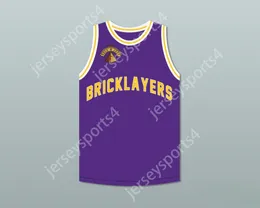 CUSTOM NAY Name Youth/Kids TREACH 1 BRICKLAYERS BASKETBALL JERSEY 5TH ANNUAL ROCK N JOCK B BALL JAM 1995 Top Stitched S-6XL
