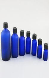 Storage Bottles Jars Essential Oil Matte Blue Green Glass Containers Vials 51015203050100 Ml Sample Refillable Bottle 20pc5459860