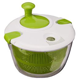 Fruit & Vegetable Tools Vegetables Salad Spinner Lete Leaf Centrifuge Greens Washer Dryer Drainer Crisper Strainer For Washing Drying Dh3Cp