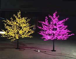 LED Artificial Cherry Blossom Tree Light Christmas Light 1152pcs LED Bulbs 2m65ft Height 110220VAC Rainproof Outdoor Use3084274