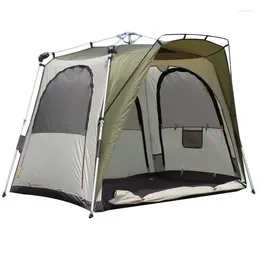 Tents And Shelters Outdoor Automatic Fishing Tent Double Double-decker Windproof Anti-rainstorm Field Night Large Space