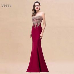 Runway Dresses Elegant Mermaid Evening Dress Women Golden Appliques Lace Royal Blue Swtheart Illusion Wedding Party Prom Gowns Robe de Soir T240518