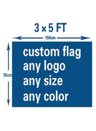 Custom Flag Premium Quality Fedex Cost Design 100D Polyester 150x90cm Sports Advertising Club Logo Digital Print Banner1067527
