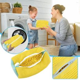 Laundry Bags Lazy Person Shoe Washing And Protection Bag Cylindrical Storage Zipper Cotton Polyester Machine Laund X2Q7