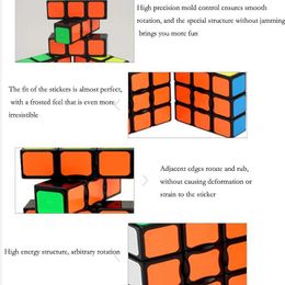 Magic Cubes 1x3x3 Magic Cube Professional Puzzles Magic Square Anti Stress Toys Magico Cubo 133 Children Educational Toys Kids Gifts Y240518