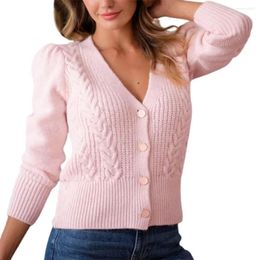 Women's Knits Sweater Cardigan Soft Comfortable To Wear Acrylic Fibre Skin-friendly Stylish Single-Breasted For Women