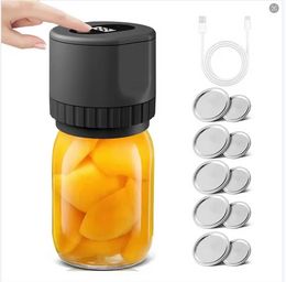 2024 new style Electric Mason Jar Vacuum Sealer |Convenient vacuum sealing machine with Wide-Mouth and Regular-Mouth Mason Jar Lids