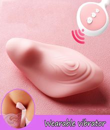 Wearable Butterfly Dildo Vibrator for Women Masturbation Gspot Clitoris Stimulator Wireless Remote Control Adult Couple Sex Toys Y5827499