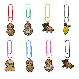 Other Arts And Crafts Monkey Cartoon Paper Clips Sile Bookmarks With Colorf Cute Bk Nurse Gift For School Shaped Book Markers Office D Otbgq