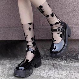 Women Socks Ruffle Frilly Casual Sheer Mesh Lace Summer Thin See Through Ankle Loose Gifts