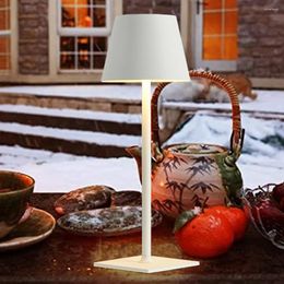 Table Lamps Cordless Lamp 3 Colour Stepless Dimming Small Touch Control Dimmable For Living Room Dorm Home Office