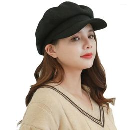 Berets Fashion Autumn Artist Hat Street Style Female Keep Warm Girls Octagonal Women Caps Painter Korean Beret