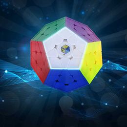 Magic Cubes Magic Cube Stickerless 5x5 Dodecahedron Profession Magic Speed Puzzle 12 Face Megaminx Magic Toy Cubo Children Educational Toys Y240518DN7H