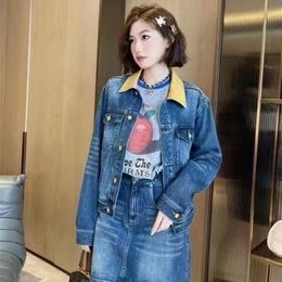 Женская модная куртка джинсовая куртка повседневное новый продукт № 211311213