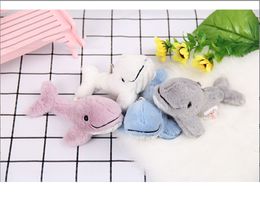 Cross border Cute Ocean Doll Plush Toy Small Dolphin Whale Pendant Keychain Accessories Wholesale Gift
