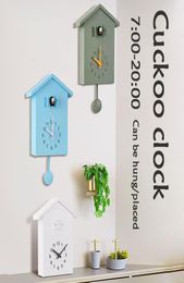 Wall Clocks Nordic Style Cuckoo Clock 3 Inches Out Of The Window On Hour7623185