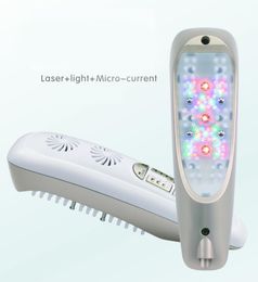 latest LED Light Comb Hair Regrowth Growth Brush Anti Hair Loss Therapy Massager9559075