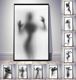 Paintings Bathroom Sexy Canvas Interior Living Room Decoration Modern Personalised Figures Aesthetic Wall Art Posters Pictures4825729