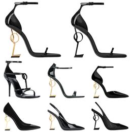 With Box Women Luxury Dress Shoes Designer High Heels Patent Leather Black Gold Red Nude Womens Lady Heel Fashion Sandals Party Wedding Ladies Pumps Stiletto 8cm 10cm
