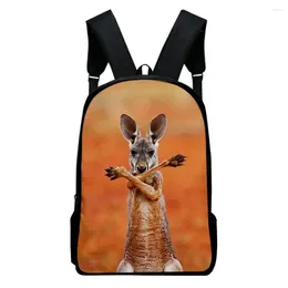 Backpack Harajuku Desert Animals Notebook Backpacks Pupil School Bags 3D Print Oxford Waterproof Boys/Girls Laptop