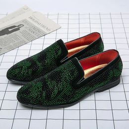Casual Shoes Punk Style Men Loafers Soft Moccasins Spring Summer Leather Stylish Dress Flats Street Male Driving