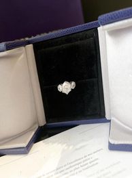 Hexagon diamond wedding ring Designer Women Rings Wedding lovers gift engagement Jewellery with box9784778