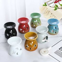 Fragrance Lamps Kiln Transformation Star Moon Small Incense Stove Smoke Candle Essential Oil Japanese Burner Decoration H240517
