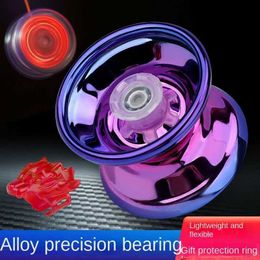 Yoyo A professional aluminum metal yoyo designed for children and beginners. Metal yoyo for children and adults with yoyo accessories Y240518B2AE