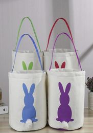 Easter Bunny Baskets DIY Rabbit Bags Bunny Storage Bag Canvas Rabbit Ears Basket Easter Rabbit Ears Put Easter Eggs Gift Bag8171324