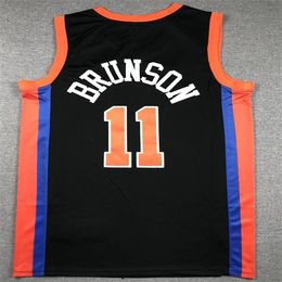 RJ Barrett Jalen Brunson Julius Randle Basketball Jersey Obi Toppin Evan Fournier Donte DiVincenzo Immanuel Quickley Mitchell Robinson 2024 City