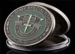 Commemorative Coin US American Army Special Forces Green Military Beret 1oz Silver Plated Collection Arts Gift1945102