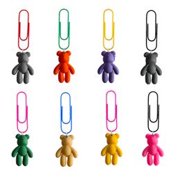Other Arts And Crafts Colorf Little Bear Cartoon Paper Clips Bookmarks Paperclips For Pagination Organise Folder Cute File Note Bookma Otqd1