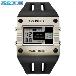 Wristwatches Trend Big Dial Digital Watch Waterproof Outdoor Sport Watches For Men Reloj De Hombre