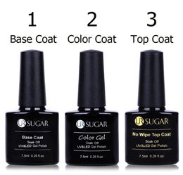 1pcs Base Top Coat Nail Gel Set Polish Nail Art Primer Lacquer No Wipe Soak Off Uv Led Long Lasting Gel3275233