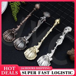 Coffee Scoops Milk Spoons Zinc Alloy Wholesale Stirring Spoon Tableware Creative Ice Cream Kitchen Accessories Eco-friendly