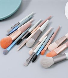 8Pcs Makeup Brushes Tool Set Cosmetic Powder Eye Shadow Foundation Blending Beauty Make Up Brush1777035