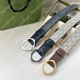 Mens Designer Belt Luxury Genuine Leather Belts Woman Waistband Fashion Smooth Buckle High Quality Girdle Ladies Cintura Ceintures Widt 2342
