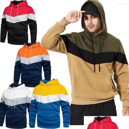 Felpa con cappuccio maschile da uomo con cappuccio con cappuccio autunno inverno streetwear felpa con cappuccio felpa con cappuccio hip hop traccetta