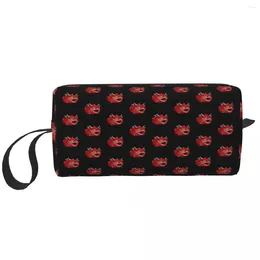 Cosmetic Bags Cacodemon Poggers Makeup Bag Organiser Storage Dopp Kit Toiletry For Women Beauty Travel Pencil Case