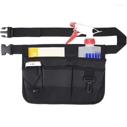 Storage Bags Gardening Tool Waist Bag Belt Heavy Duty Oxford Apron With 7 Pockets Of Different Sizes And Depth
