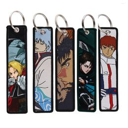 Keychains Anime Car Keychain Women Keyring For Men Cool Key Tag Accessories Cute Fashion Jewelry Original Gifts