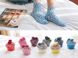 Christmas Lady Soft Floor Socks Home Clothing Accessories Candy Women Fluffy Socks Warm Winter Cosy Lounge Bed Xmas Gift5639019