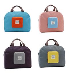 Foldable Storage Bag Organiser Travel Shopping Shoulder Casual Handbag Portable Clothing Bags Waterproof Promotion Gift4522947
