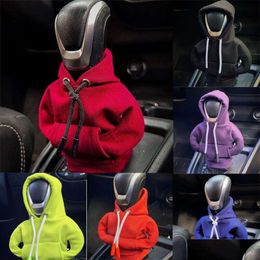 Other Interior Accessories 2024 Gear Shift Hoodie Er Handle Decoration Fits Manual Matic Car Lever Decor Drop Delivery Mobiles Motorc Dhkcl