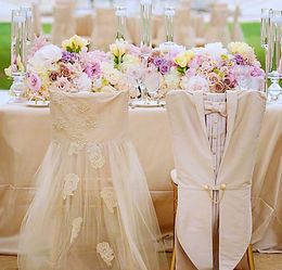 2024 Fashion Elegant Vintage Wedding Chair Covers Satin Flower Sashes Wholesale Party Supplies Accessories 18
